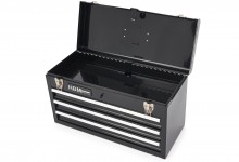 HBM gereedschapskist met 3 laden zwart, 8,2 kg, 595 x 275 x 370 mm HBM gereedschapskist met 3 laden zwart, 8,2 kg, 595 x 275 x 370 mm