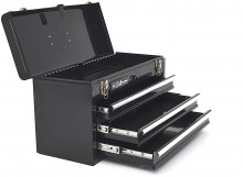 HBM gereedschapskist met 3 laden zwart, 8,2 kg, 595 x 275 x 370 mm HBM gereedschapskist met 3 laden zwart, 8,2 kg, 595 x 275 x 370 mm
