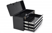 HBM gereedschapskist met 3 laden zwart, 8,2 kg, 595 x 275 x 370 mm HBM gereedschapskist met 3 laden zwart, 8,2 kg, 595 x 275 x 370 mm