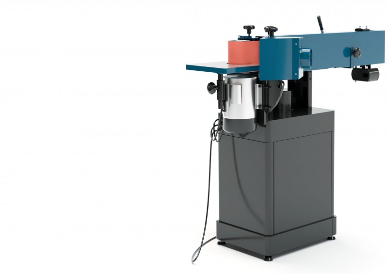 HBM oscillerende bandschuurmachine 150 x 2260 mm 230 V, tafel, kantelbaar, onderstel, 2,2 kW, hout