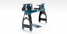 HBM variabele houtdraaibank 1200 x 460 mm, kantelbaar, M33, MT2, 3200 rpm