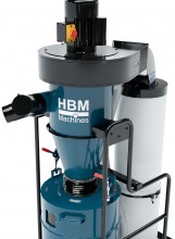 HBM mobiele stofafzuiginstallatie 2200 watt