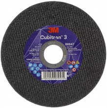 3M Cubitron II doorslijpschijf T41 125 mm x 1 mm x 22,23 mm A60 metaal 3M Cubitron II doorslijpschijf T41 125 mm x 1 mm x 22,23 mm A60 metaal