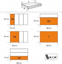 BETA gereedschapswagen RSC24AXL/9, 9 laden, 4 wielen, 103,5 x 97 x 44,5 cm, rood