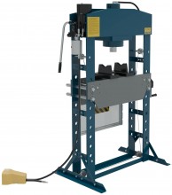 HBM werkplaatspers 75 ton, slag 250 mm, bereik 170-884 mm, 435 kg