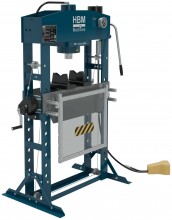 HBM werkplaatspers 75 ton, slag 250 mm, bereik 170-884 mm, 435 kg