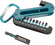 Makita slagschroefbitset 10-delig E-12005 Philips Pozidriv Torx 25 mm zwart