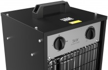 HBM elektrisk heater 5000 watt 400 V 320 m³/h termostat til rum op til 100 m².