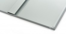 HBM binnenplank voor deluxe enkele gereedschapskast 60 x 48,3 cm, grijs, koudgewalst staal