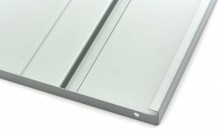 HBM binnenplank voor deluxe dubbele gereedschapskast 91 x 42 cm, koudgewalst staal, grijs