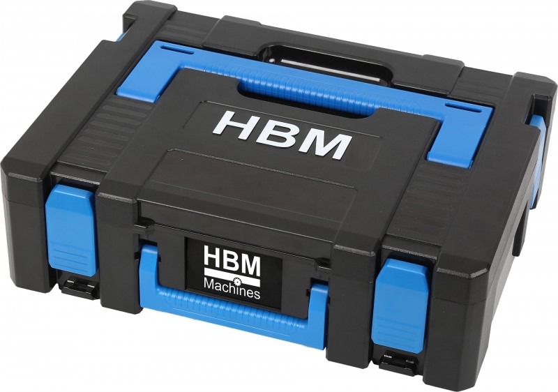 HBM modulaire gereedschapskoffer klein verrijdbaar plastic 40 x 30 x 13 cm leeg 1,5 kg