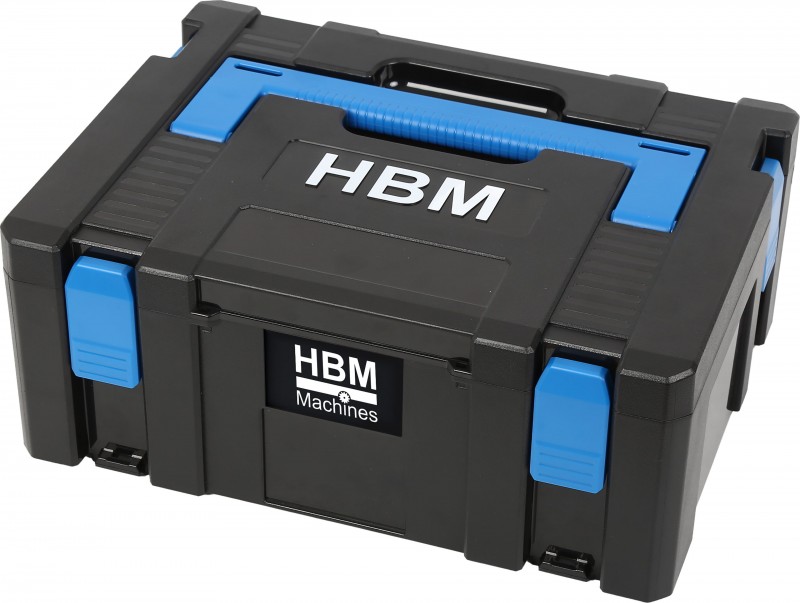 HBM modulaire gereedschapskoffer middel, verrijdbaar, kunststof, zwart, 40 x 30 x 17 cm