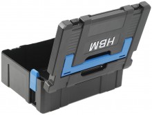 HBM modulaire gereedschapskoffer middel, verrijdbaar, kunststof, zwart, 40 x 30 x 17 cm