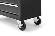 HBM gereedschapswagen 5 laden 62 cm zwart met slot, 4 wielen, 125 mm
