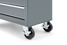 HBM gereedschapswagen 5 laden 62 cm grijs met slot 125 kg
