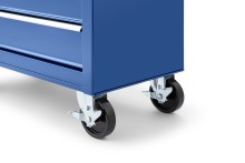 HBM gereedschapswagen 5 laden 62 cm blauw, staal, slot, 125 kg, 4 wielen
