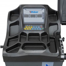 Weber STW-202 autowiel balanceermachine 230 V, 200 O/min, 1 g nauwkeurigheid, velgdiameter 24 in, 84 kg