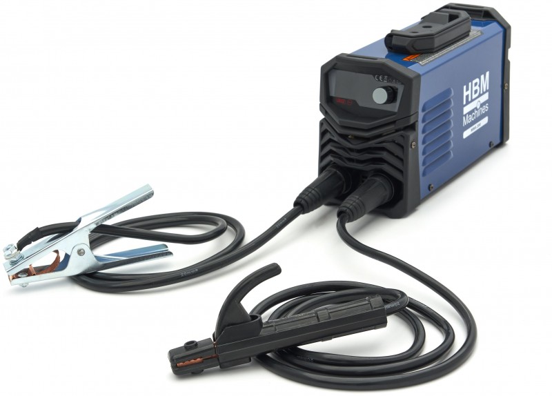 HBM MMA 200 lasapparaat 230V 200A met display, draagbaar, IP21S, voor staal en RVS