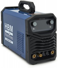 HBM TIG 200P AC/DC lasapparaat 200A 230V pulse display draagbaar MMA TIG aluminium rvs staal IP21S