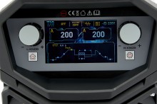 HBM TIG 200P AC/DC lasapparaat 200A 230V pulse display draagbaar MMA TIG aluminium rvs staal IP21S