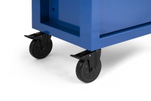 HBM gereedschapswagen 6 laden blauw 70,5 cm met slot, 4 wielen, 170 kg draagvermogen