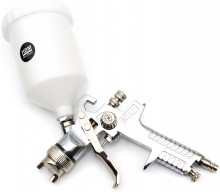 HBM HVLP verfspuit 600 ml aluminium wit 0,6 kg