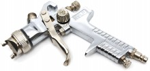 HBM HVLP verfspuit 600 ml aluminium wit 0,6 kg