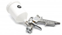 HBM hogedruk verfspuit 600 ml, 6 bar, 1,5 mm, aluminium, zilver HBM hogedruk verfspuit 600 ml, 6 bar, 1,5 mm, aluminium, zilver