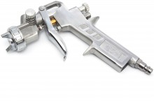 HBM højtryks malersprøjte 600 ml, 6 bar, 1,5 mm, aluminium, sølv.