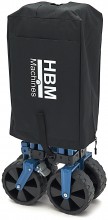 HBM Opvouwbare Bolderwagen 120 kg, inklapbaar, 4 wielen, 100 x 51 x 106 cm