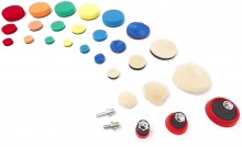 HBM 29-delige polijstset voor metaal, M14 en 6 mm opname HBM 29-delige polijstset voor metaal, M14 en 6 mm opname