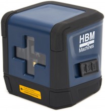 HBM kruislijnlaser met statief, groen, zelfnivellerend, laserklasse 2, IP54, 30 m, 3 mm, AA-batterijen
