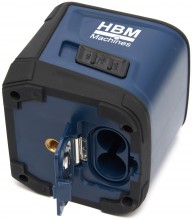 HBM kruislijnlaser met statief, groen, zelfnivellerend, laserklasse 2, IP54, 30 m, 3 mm, AA-batterijen
