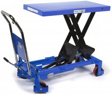 HBM verrijdbare heftafel/werktafel 1000 kg blauw HBM verrijdbare heftafel/werktafel 1000 kg blauw