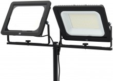 HBM dubbele LED bouwlamp met statief 200W 20.500 lm 5000K IP65 zwart
