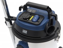 HBM byggestøvsuger våd/tør 1600W 40L 230V med stikkontakt