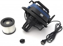 HBM byggestøvsuger våd/tør 1600W 40L 230V med stikkontakt