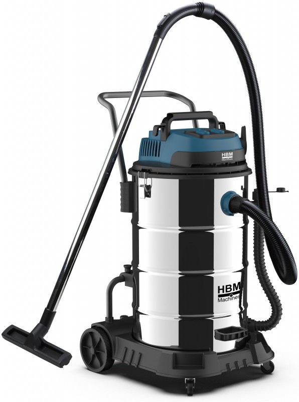 HBM byggestøvsuger våd/tør 2400W 80L 2x1200W F7 40 l/s 20 kPa 32 mm