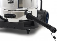 HBM byggestøvsuger våd/tør 2400W 80L 2x1200W F7 40 l/s 20 kPa 32 mm