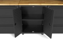 HBM Premium Modulair Werkplaatssysteem 16-Delig Mat Zwart HBM Premium Modulair Werkplaatssysteem 16-Delig Mat Zwart