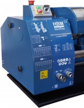 HBM metaldrejebænk 250 x 550 mm Norton, 750 W, 230 V, 26 mm spindelboring, køleanlæg, 6 trin