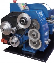 HBM metaldrejebænk 250 x 550 mm Norton, 750 W, 230 V, 26 mm spindelboring, køleanlæg, 6 trin