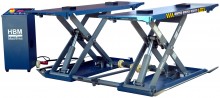 HBM 3 Ton Professionel Elektrisk Autoløftebro Dækbro 400V 2200W 3000 kg 176 cm 45 s