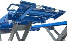 HBM 3 Ton Professionel Elektrisk Autoløftebro Dækbro 400V 2200W 3000 kg 176 cm 45 s
