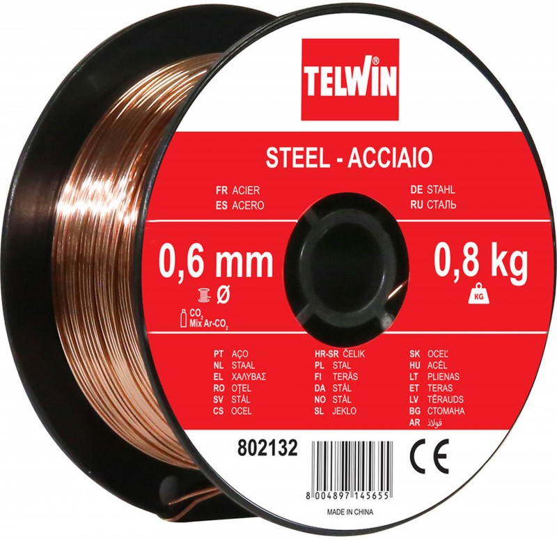 Telwin CO-2 lasdraad staal 0,6 mm 0,8 kg