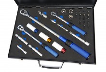 HBM momentsleutelset 32-delig 5-220 Nm met opbergkoffer