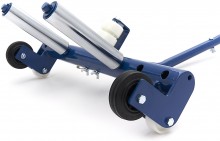 HBM verrijdbare wieldolly 250 kg draagvermogen, max. belasting 250 kg, nettogewicht 12,5 kg