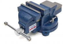HBM Profi Bankschroef met Draaibaar Onderstel - Maximale Klembreedte 100 mm