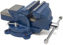HBM Profi Bankschroef met Draaibaar Onderstel - Maximale Klembreedte 100 mm