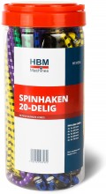 HBM Spinhaken 20-delig Metaal Veelkleurig